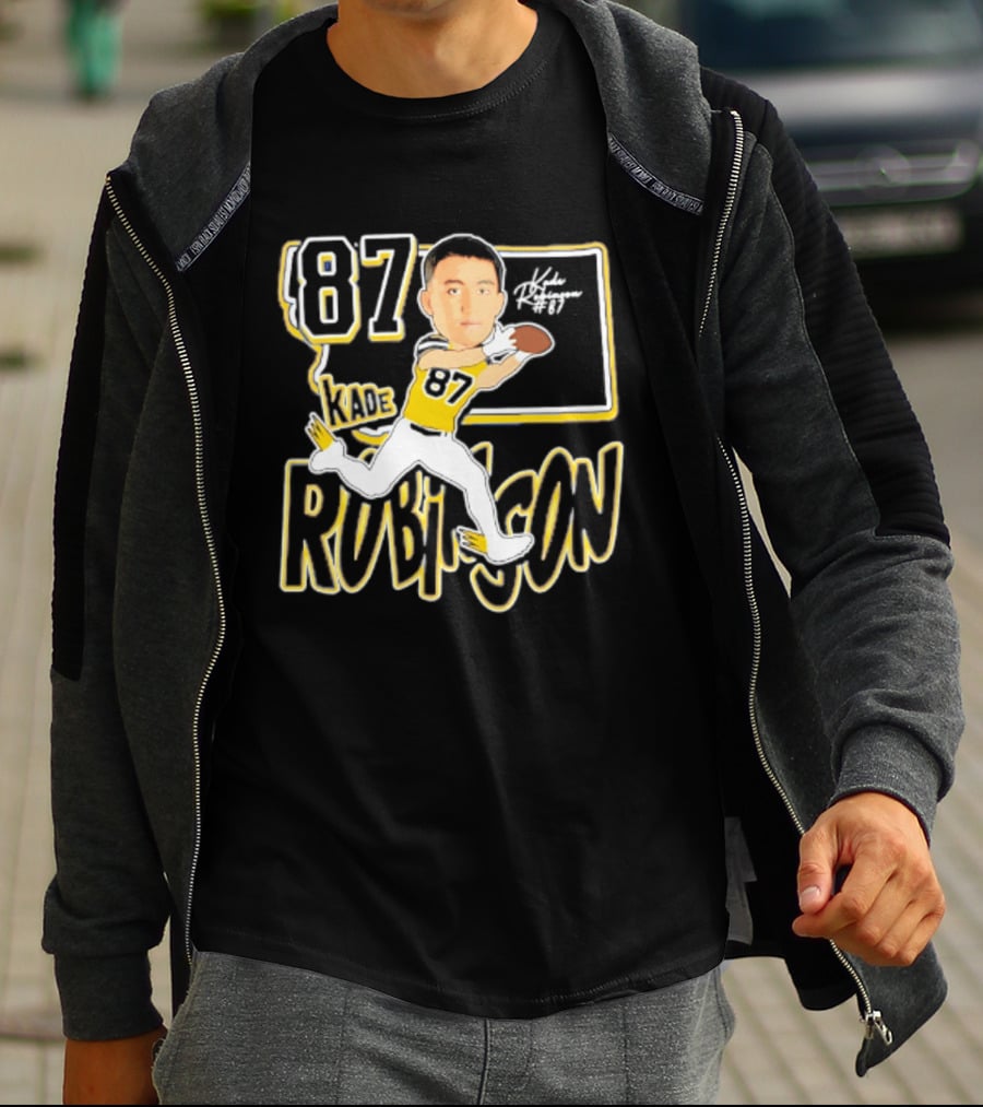 Kade Robinson 87 Montana State Bobcats Football Player 2026 Caricature T-Shirt