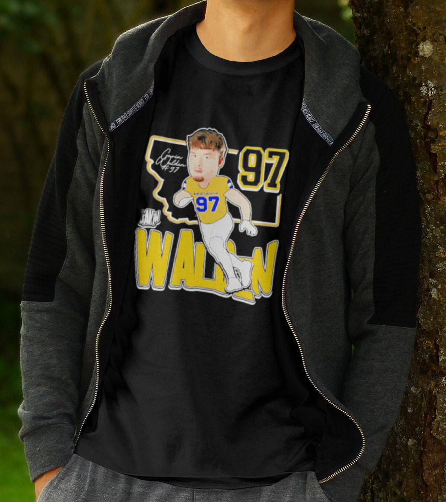 Montana State Bobcats Player Walden 97 Caricature 2026 T-Shirt