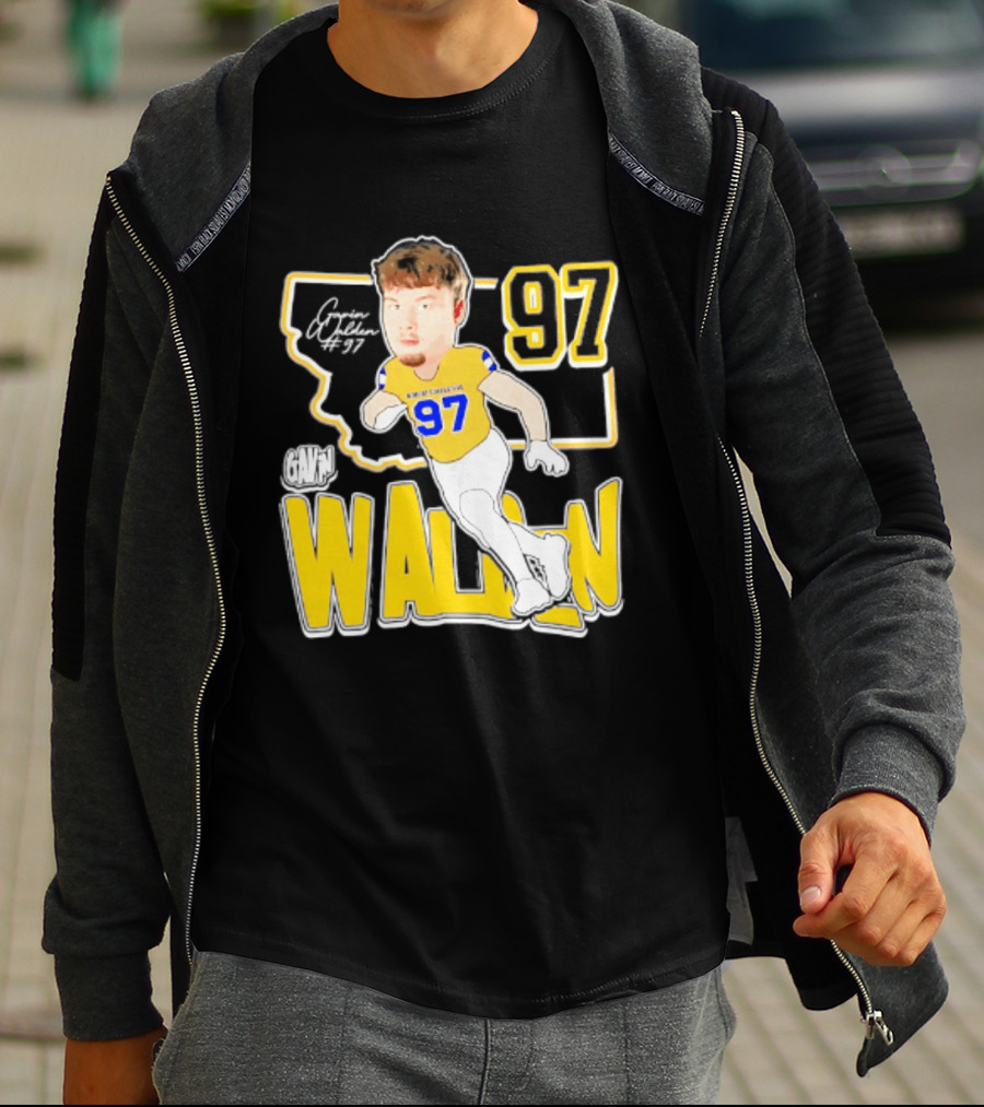 Montana State Bobcats Player Walden 97 Caricature 2026 T-Shirt