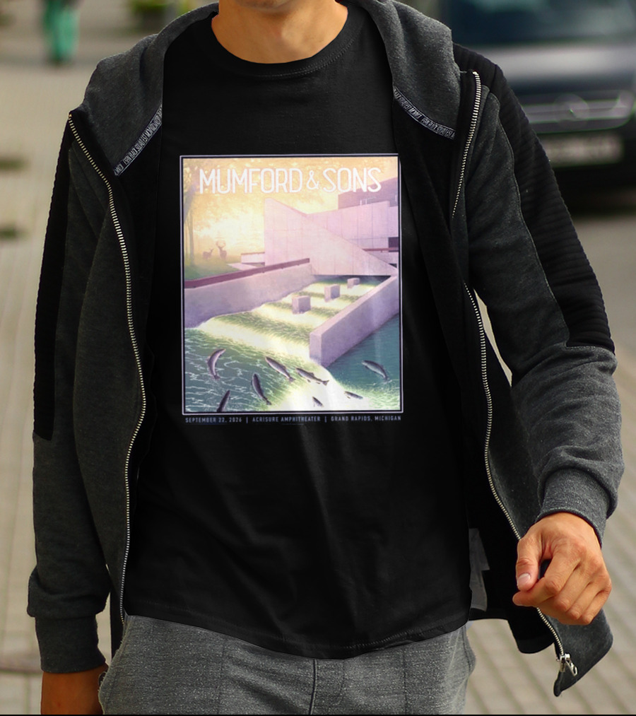 Mumford And Sons September 22 2026 Grand Rapids Acrisure Amphitheater Event T-Shirt