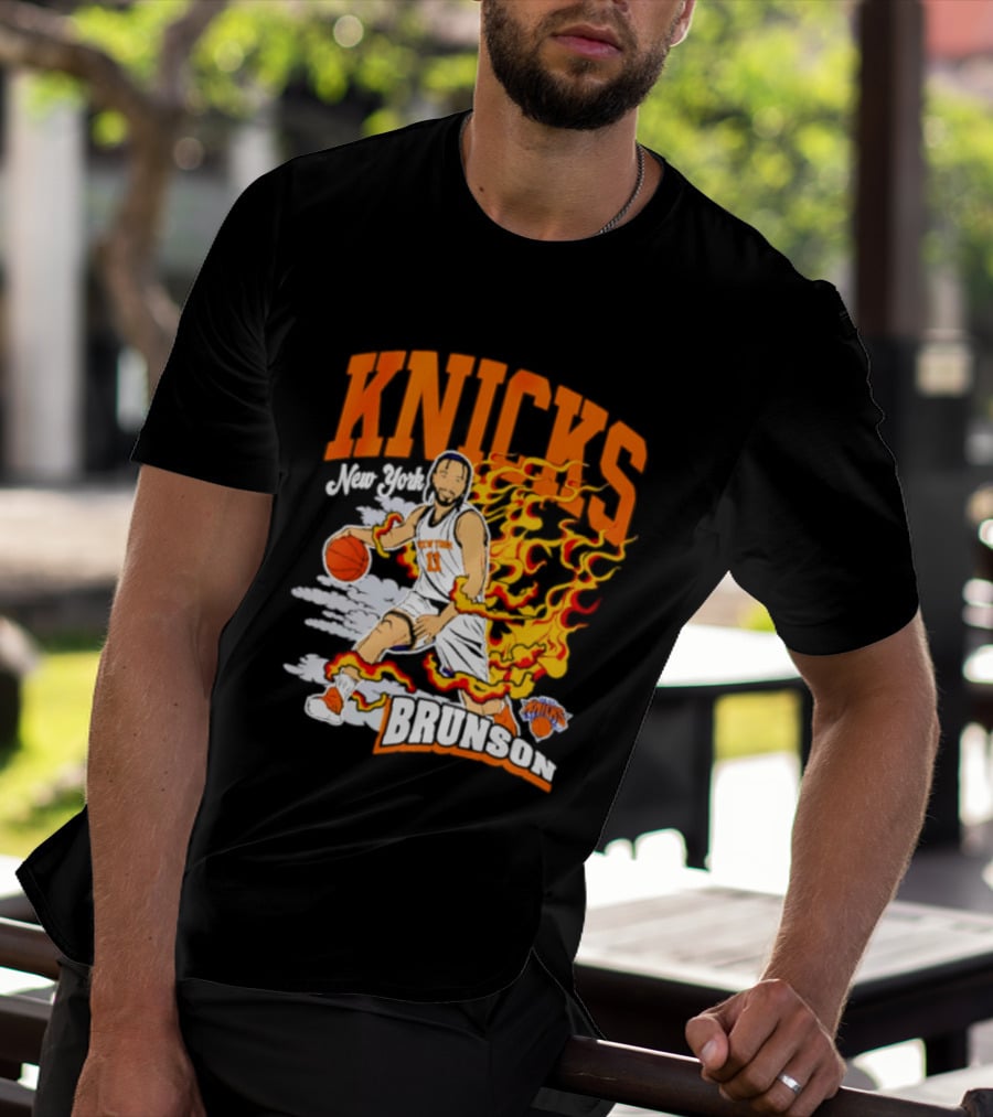 Knicks Jalen Brunson Fired Up New York Knicks T-Shirt