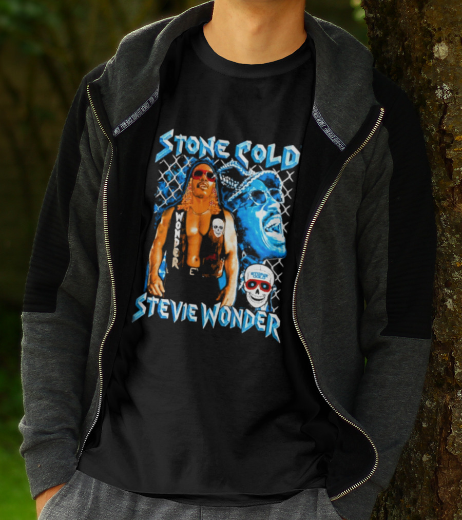 Stone Cold Stevie Wonder Iconic Mashup Legend T-Shirt