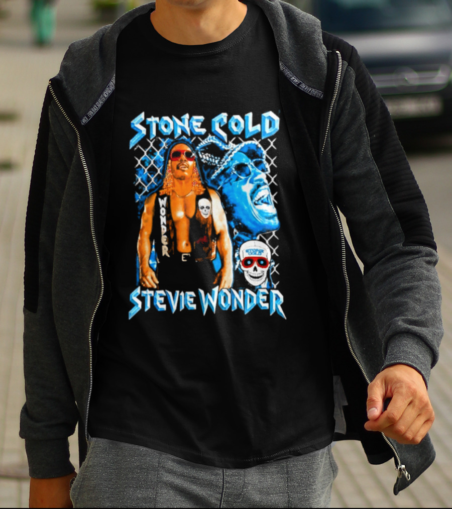 Stone Cold Stevie Wonder Iconic Mashup Legend T-Shirt