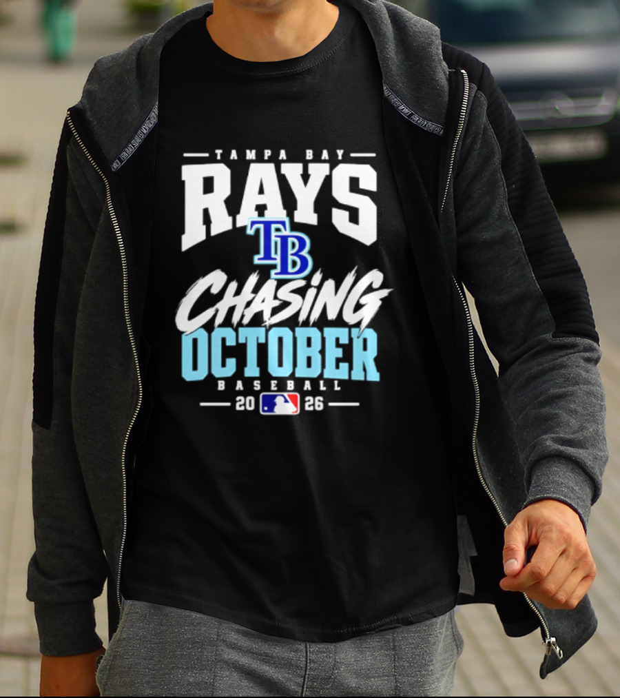 Tampa Bay Rays Chasing October Baseball 2026 MLB T-Shirt
