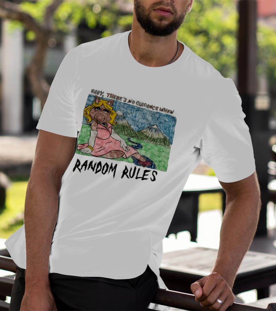 Baby There's No Guidance When Random Rules Miss Piggy Mountains Stream T-Shirt