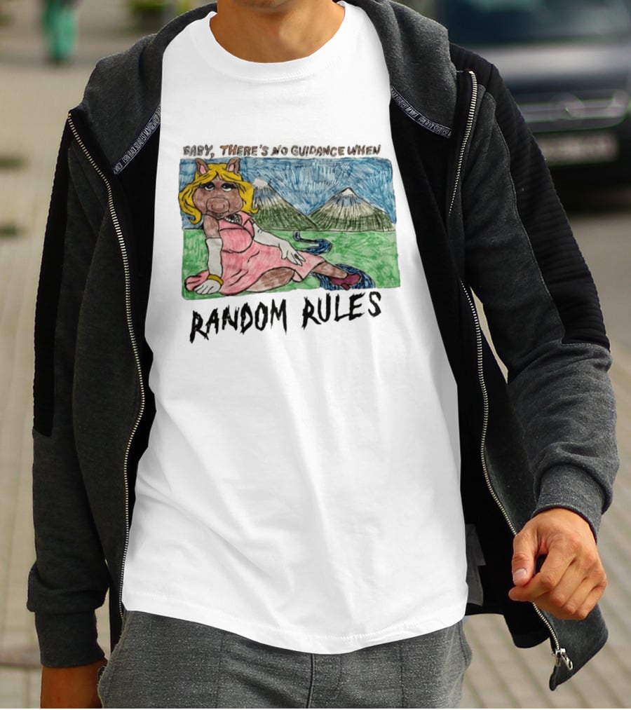 Baby There's No Guidance When Random Rules Miss Piggy Mountains Stream T-Shirt