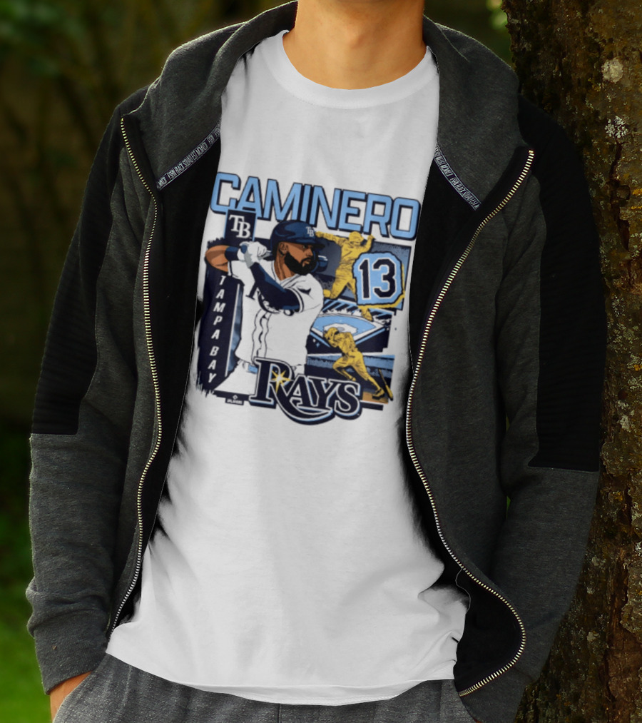Caminero Tampa Bay Rays 13 Baseball Player T-Shirt