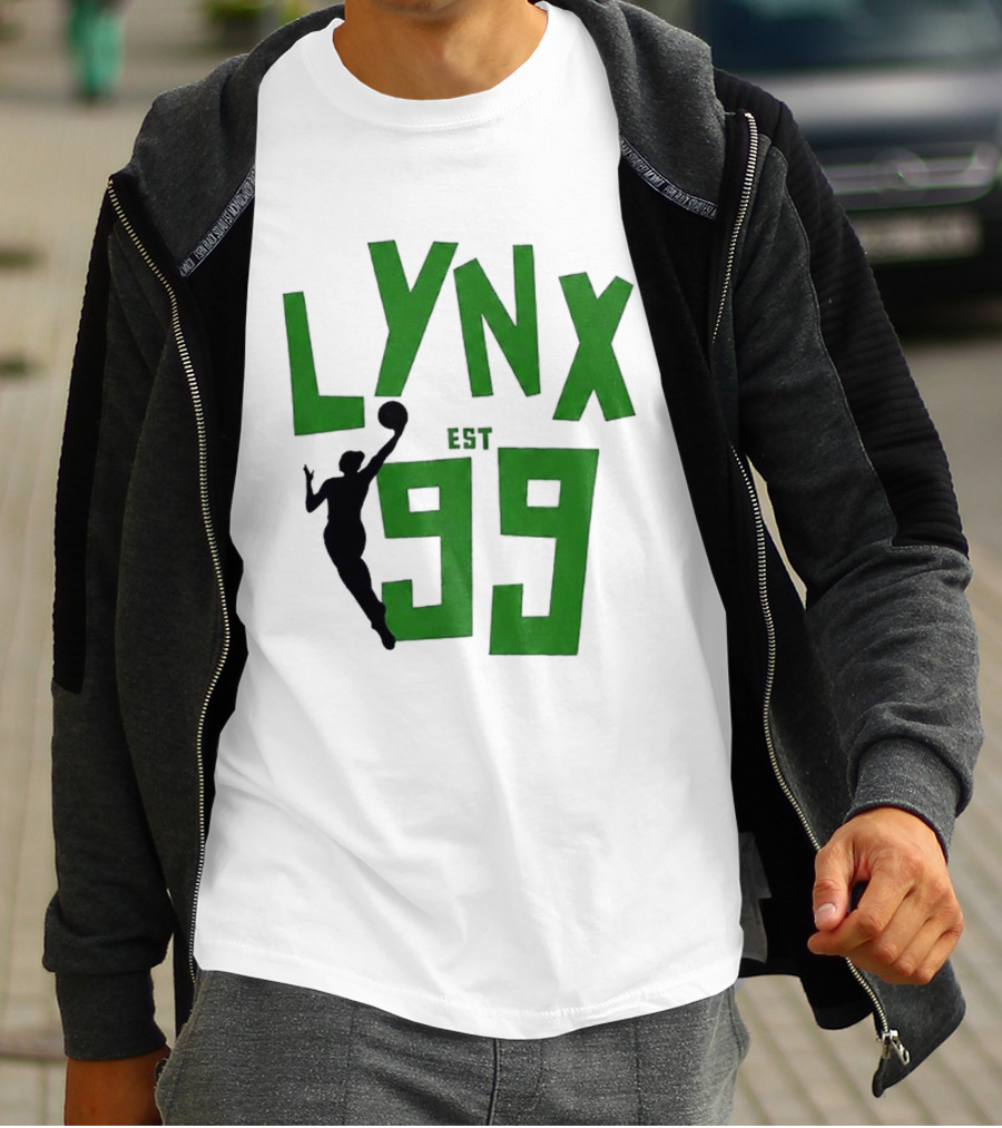 Lynx EST 99 Green Basketball T-Shirt