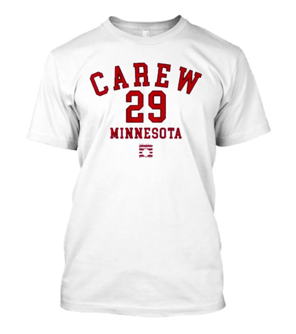 Carew 29 Minnesota Baseball Legend T-Shirt