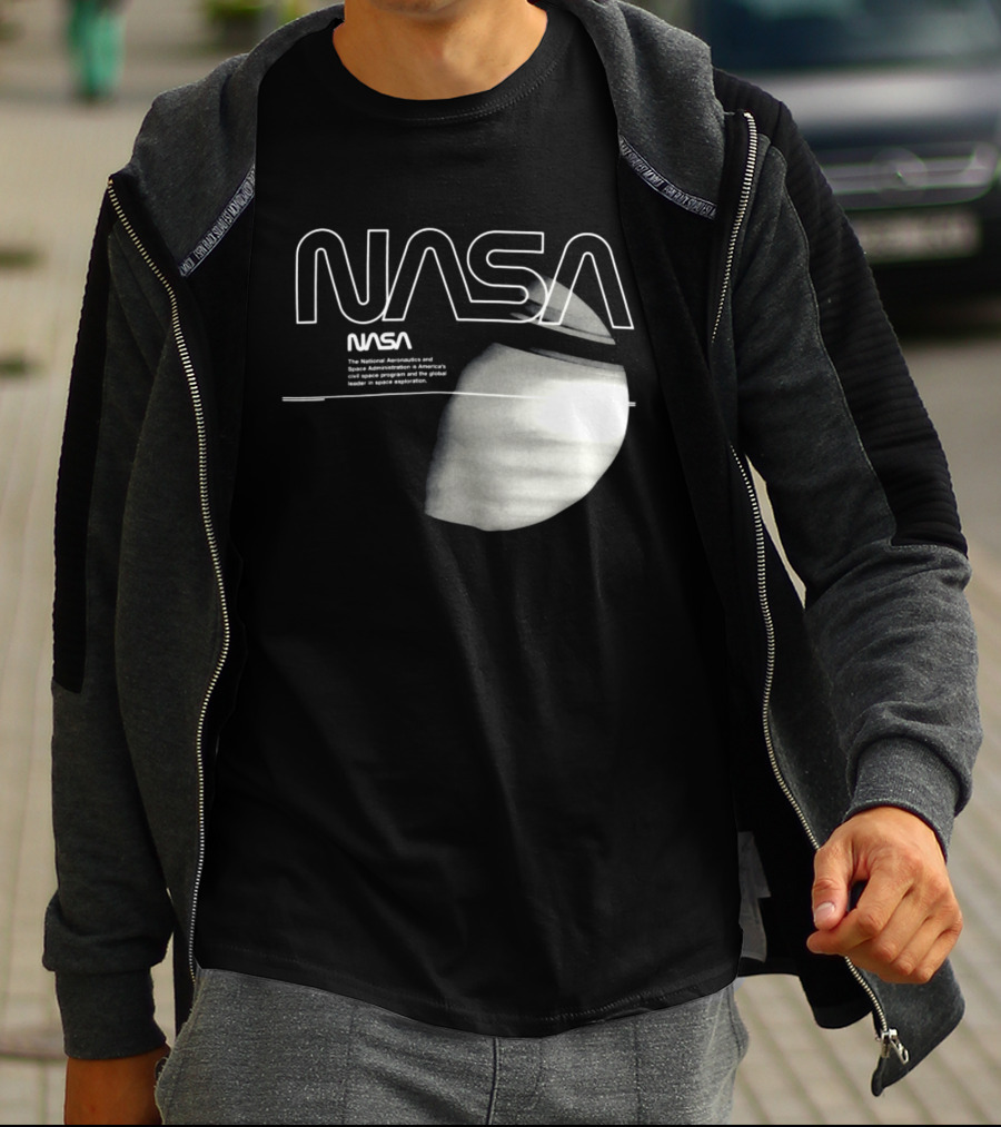 Alpha Industries NASA Galaxy Essential Crew Space Exploration T-Shirt