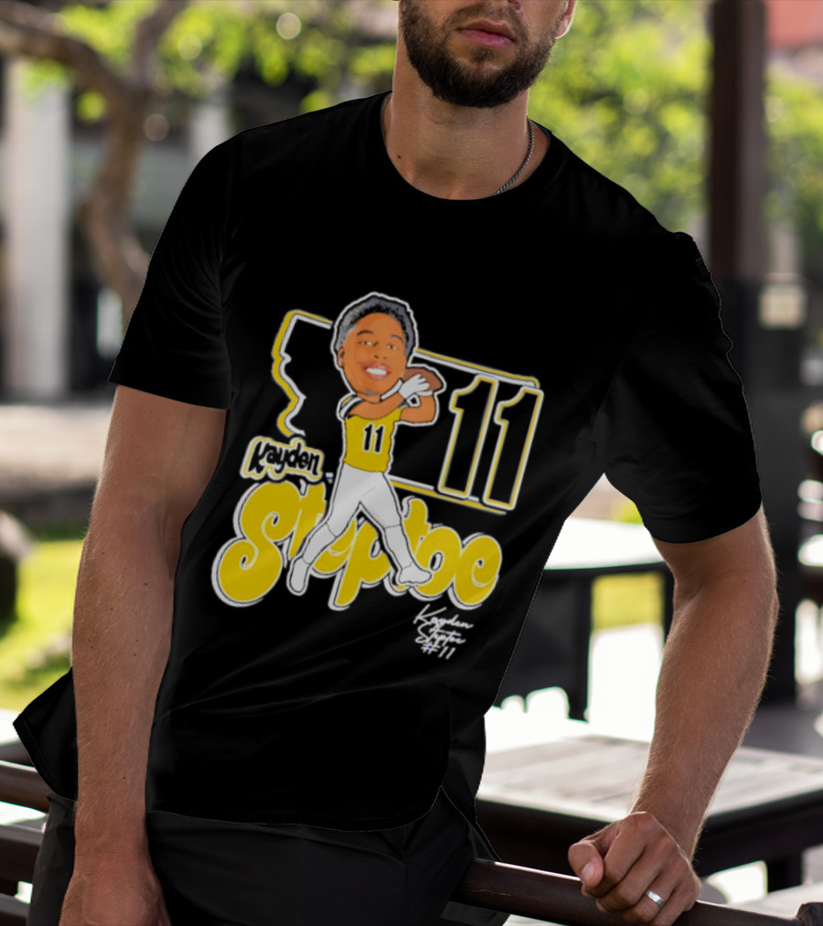 Montana State Bobcats Kayden Steptoe 11 Caricature 2026 T-Shirt