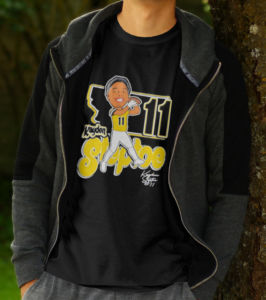 Montana State Bobcats Kayden Steptoe 11 Caricature 2026 T-Shirt