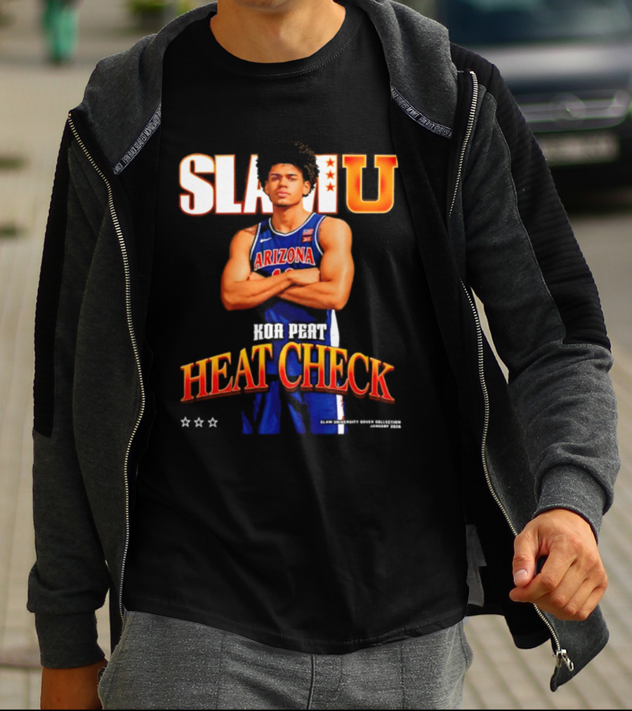 SlamU Arizona Heart Check Koa Peat T-Shirt