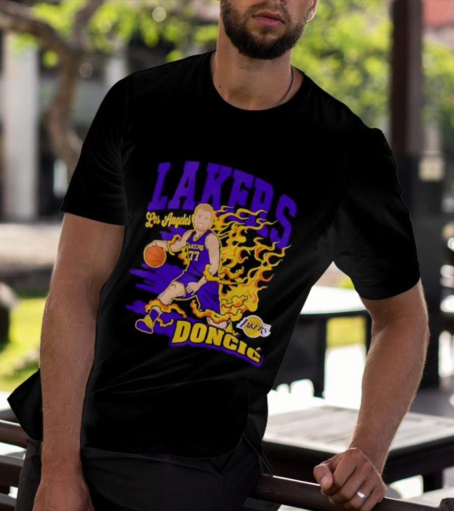 Los Angeles Lakers Luka Dončić Los Angeles Lakers Dončić T-Shirt