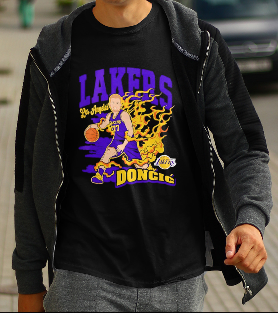 Los Angeles Lakers Luka Dončić Los Angeles Lakers Dončić T-Shirt