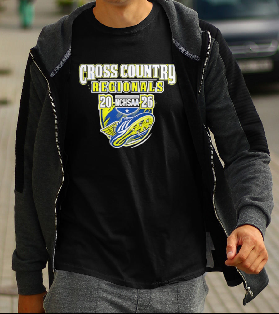 Cross Country Regionals 2026 North Carolina Running Event Crest T-Shirt