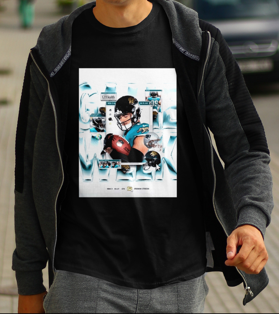 New England Patriots Vs Jacksonville Jaguars Game Week 3 EverBank Stadium September 27 2026 T-Shirt