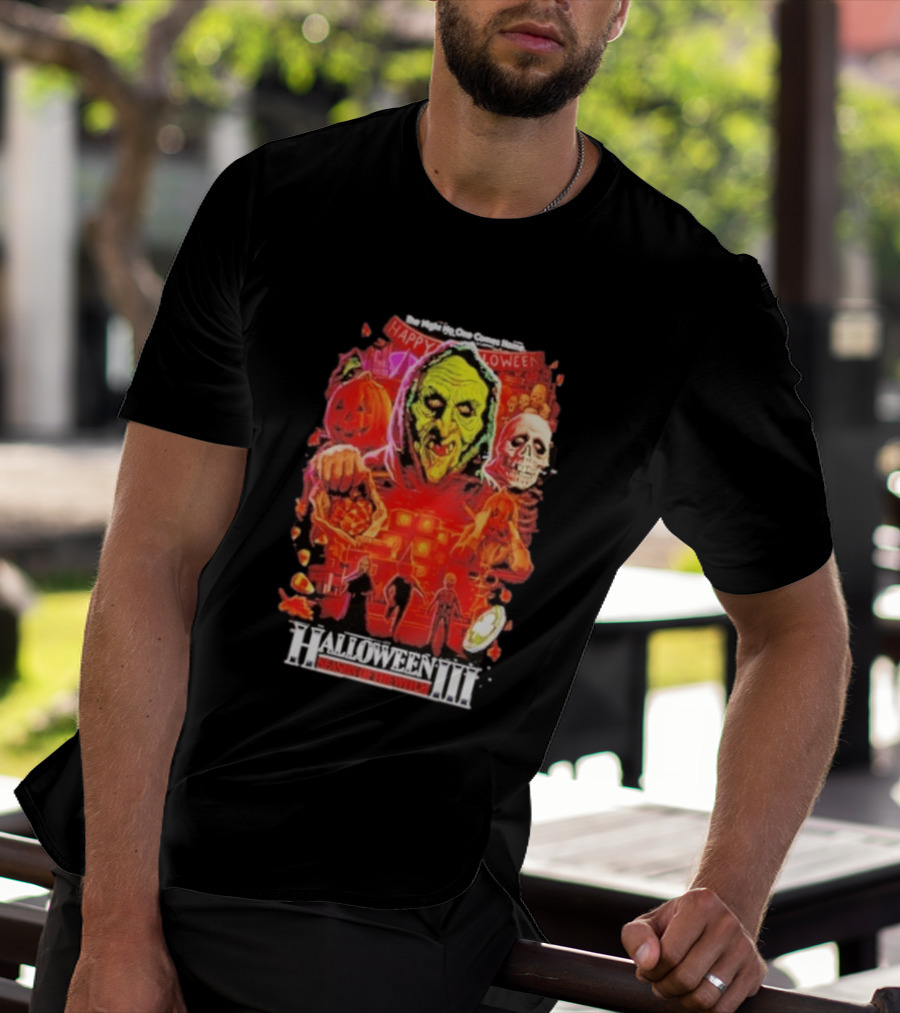 Halloween III Season Of The Witchcraft Happy Halloween Jack O' Lantern Skeleton Pumpkin T-Shirt