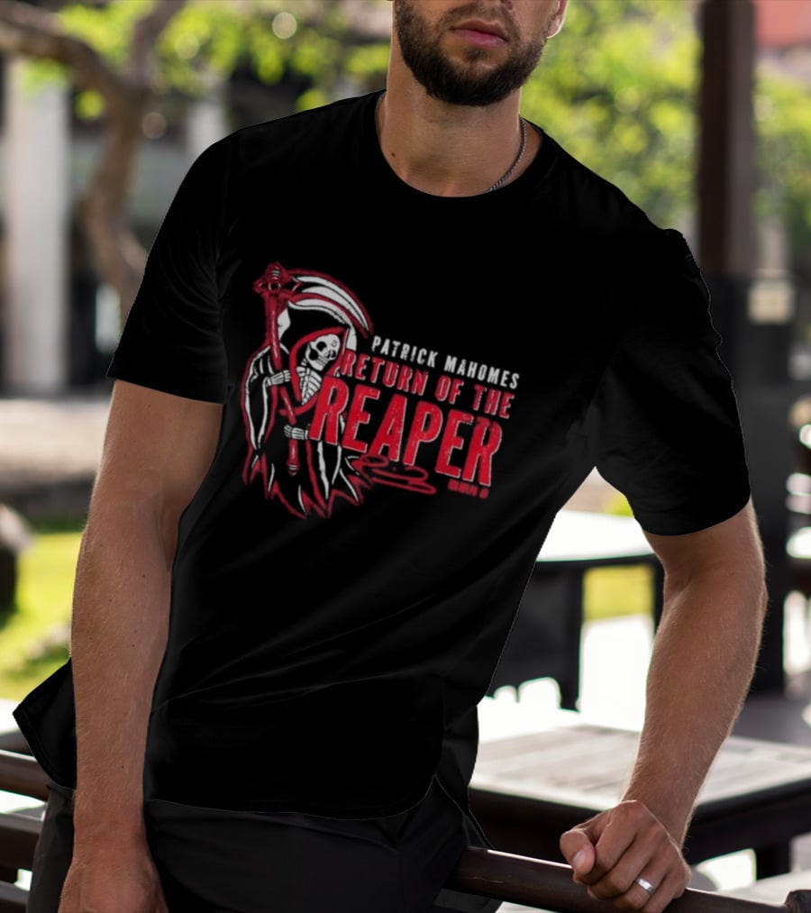 Patrick Mahomes Return Of The Reaper NFL Scythe Iconic Kansas City Chiefs T-Shirt