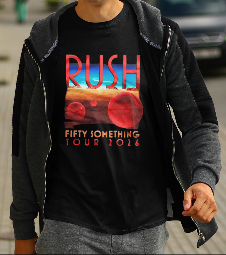 Rush Fifty Something Tour 2026 Spheres T-Shirt