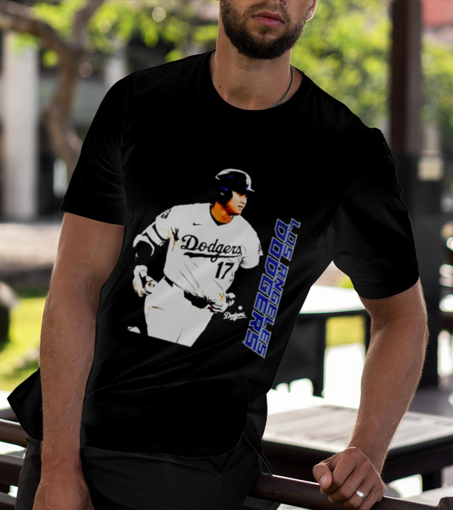 Shohei Ohtani Los Angeles Dodgers MLB Swing 17 T-Shirt
