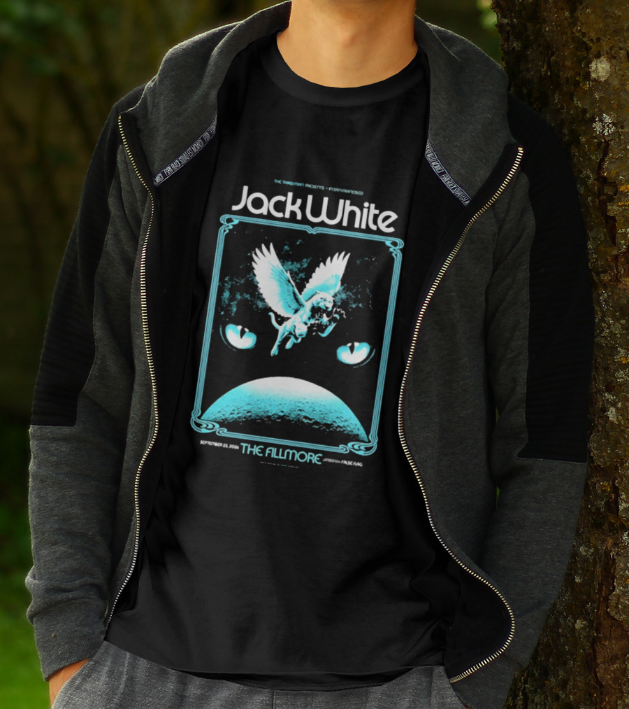 Jack White The Fillmore San Francisco September 23 2026 Angel Imagery Concert T-Shirt