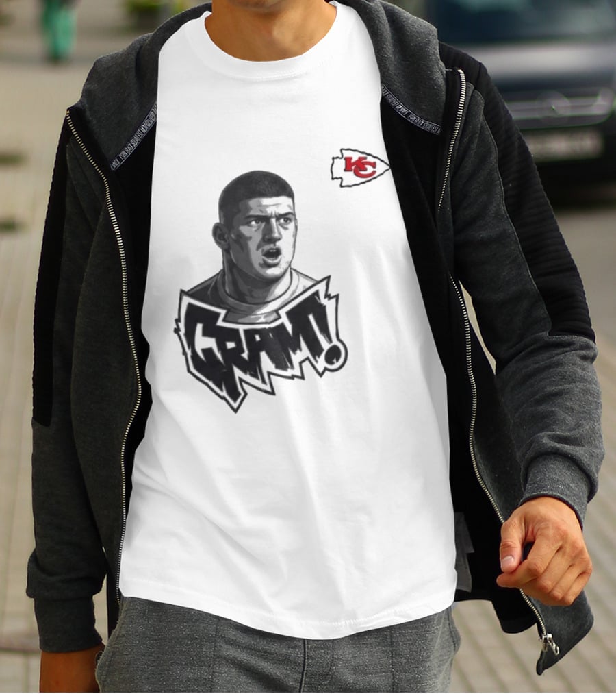 George Karlaftis GRM KC Chiefs Football Player T-Shirt