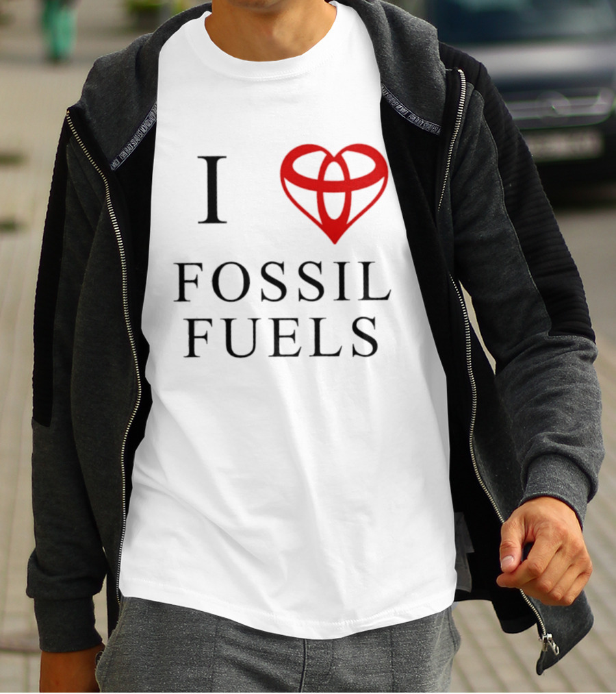 I Love Fossil Fuels Toyota Car T-Shirt