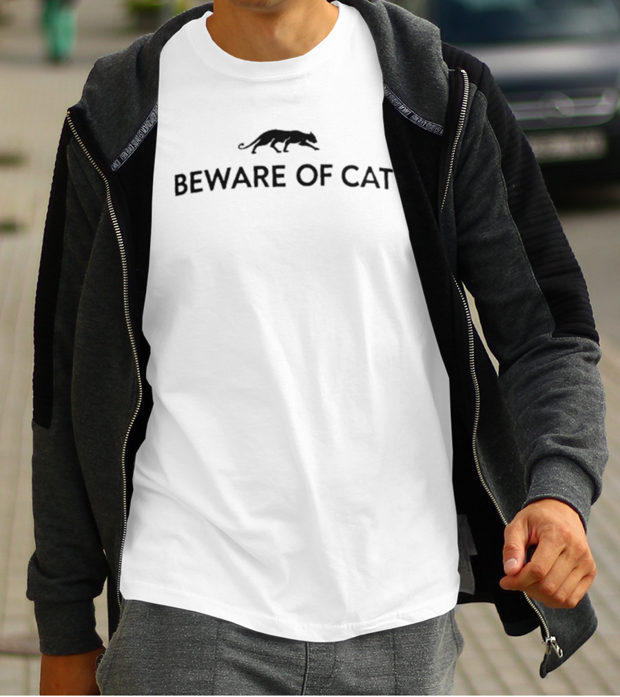 Michael Jordan Beware Of Cat T-Shirt