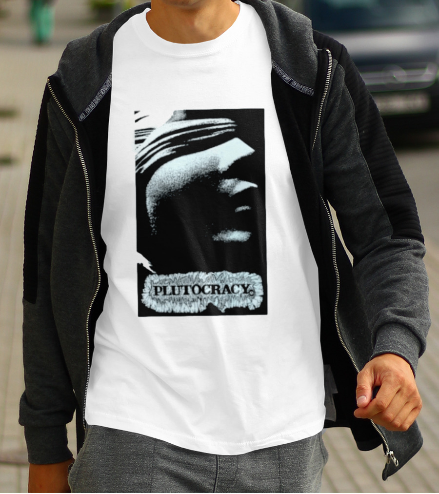 Plutocracy Anarchist Anti Capitalist Political Protest Blindfolded Justice T-Shirt