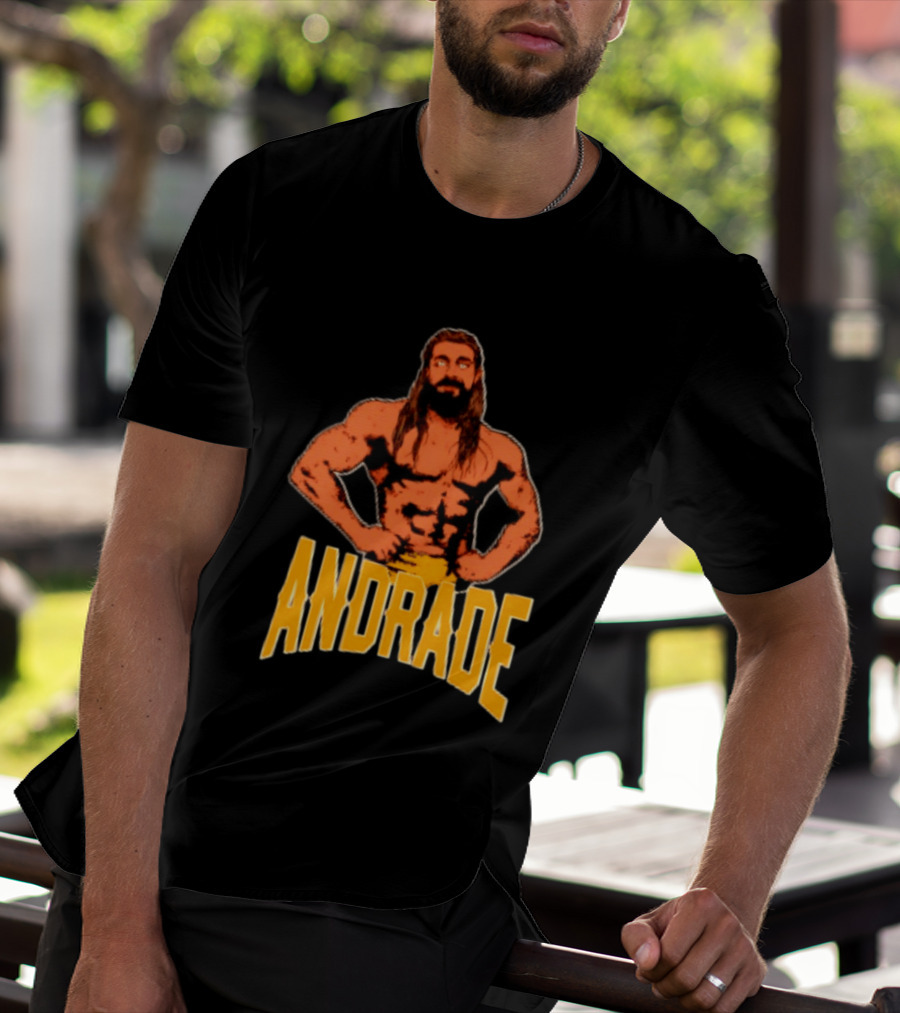 Andrade AEW Wrestling Lucha Libre Iconic Pose T-Shirt