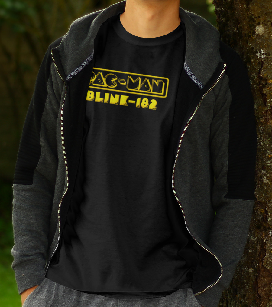 Pac Man Blink 182 Collaboration Yellow T-Shirt