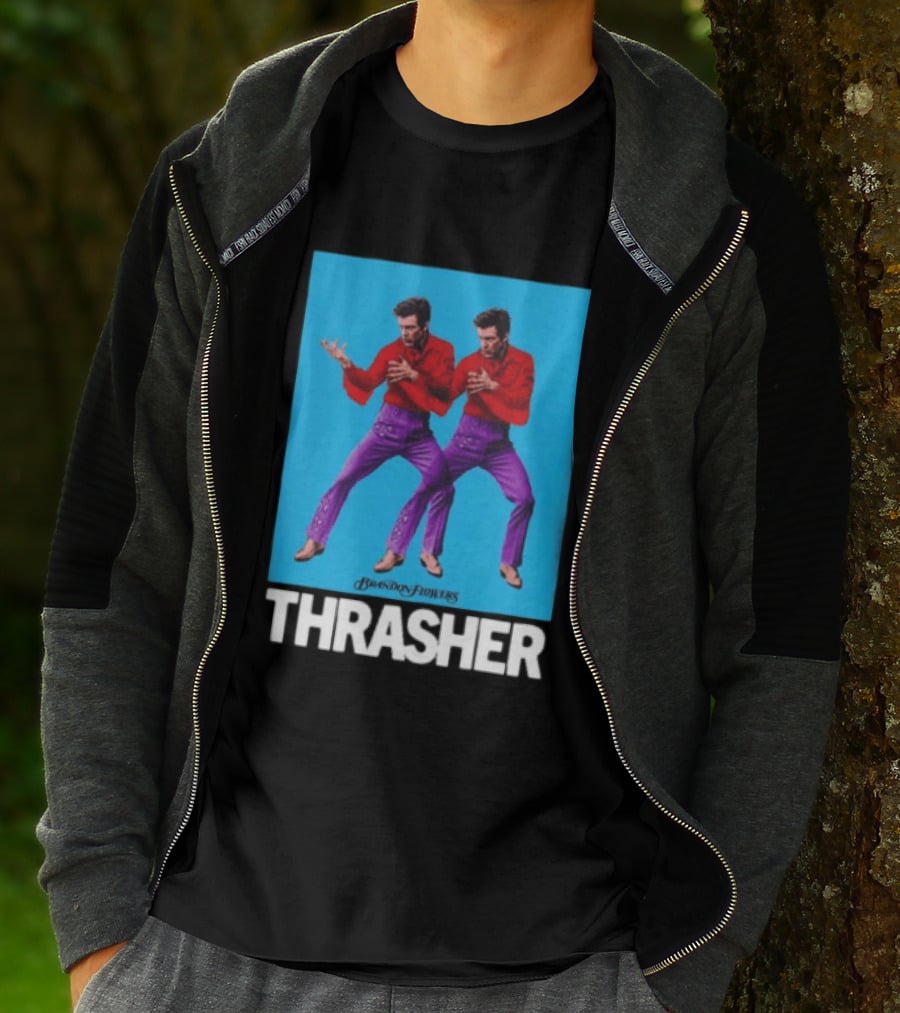 Brandon Flowers 2026 Thrasher Tour Double Vision T-Shirt