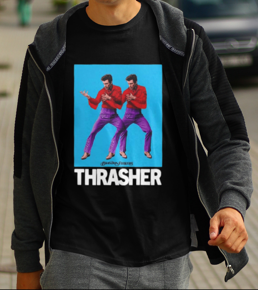 Brandon Flowers 2026 Thrasher Tour Double Vision T-Shirt