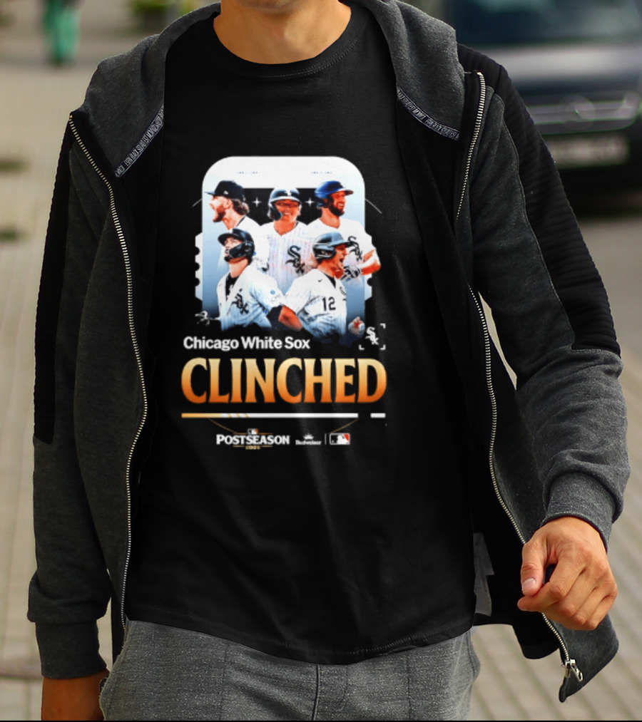 Chicago White Sox Clinched 2026 MLB Postseason Players Celebration T-Shirt