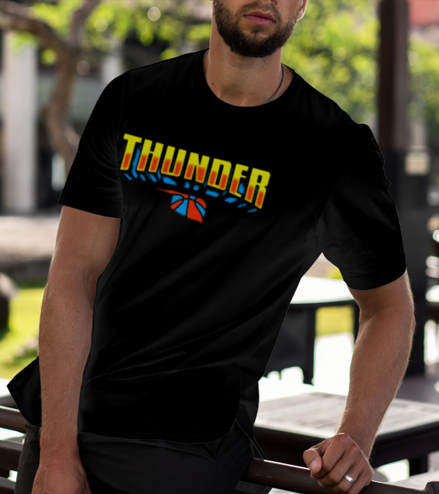 Joshua Boydston Thunder Comic Front Back T-Shirt