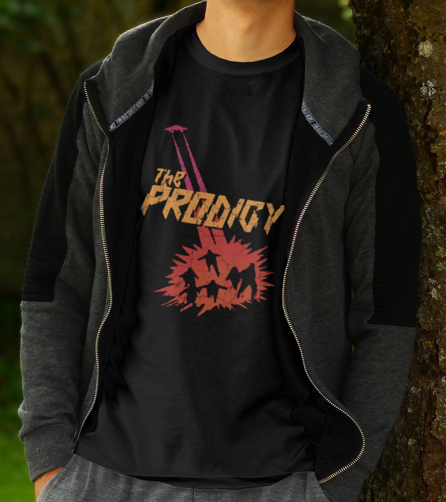 The Prodigy 2026 Tour Invaders UFO Explosion T-Shirt