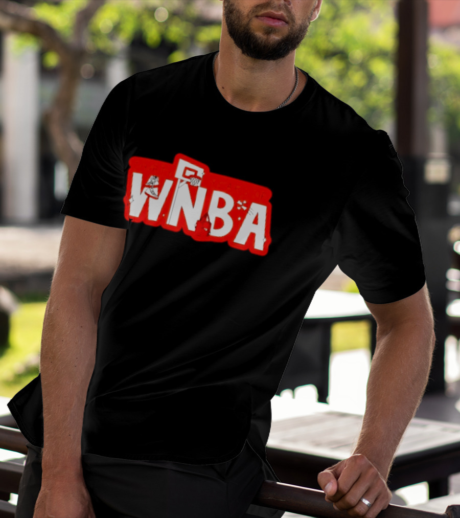 Thirty Years Of WNBA Basketball Hoops And Sneakers Celebration T-Shirt