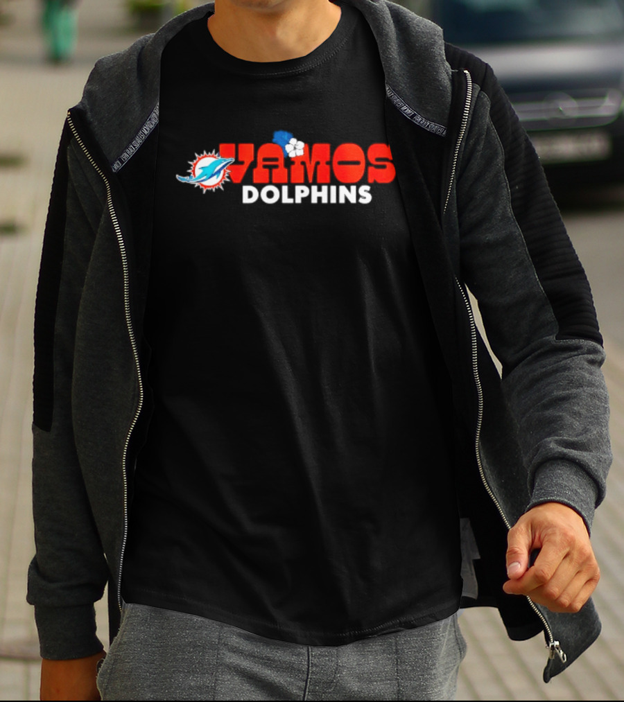 Miami Dolphins Vamos Hispanic Heritage Month Teal 2026 Celebrating Culture And Pride T-Shirt