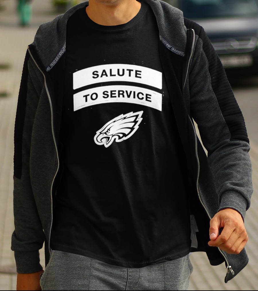 Philadelphia Eagles Salute To Service 2026 T-Shirt