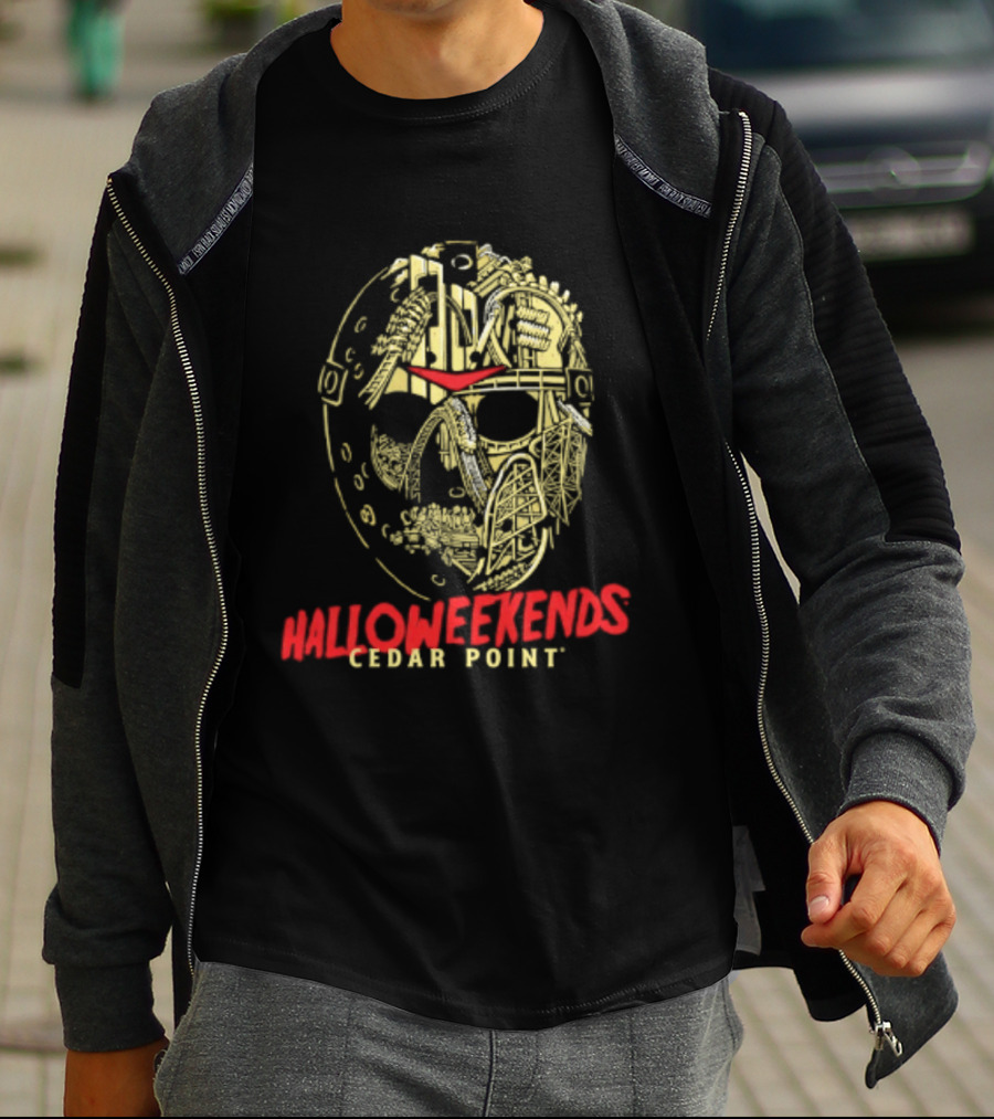 Halloweekends Cedar Point Hockey Mask T-Shirt