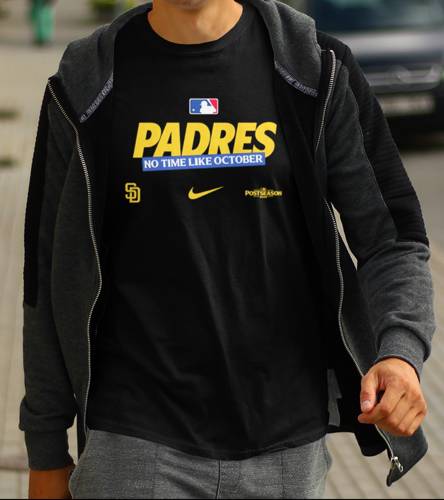 San Diego Padres No Time Like October 2026 MLB Postseason Nike T-Shirt