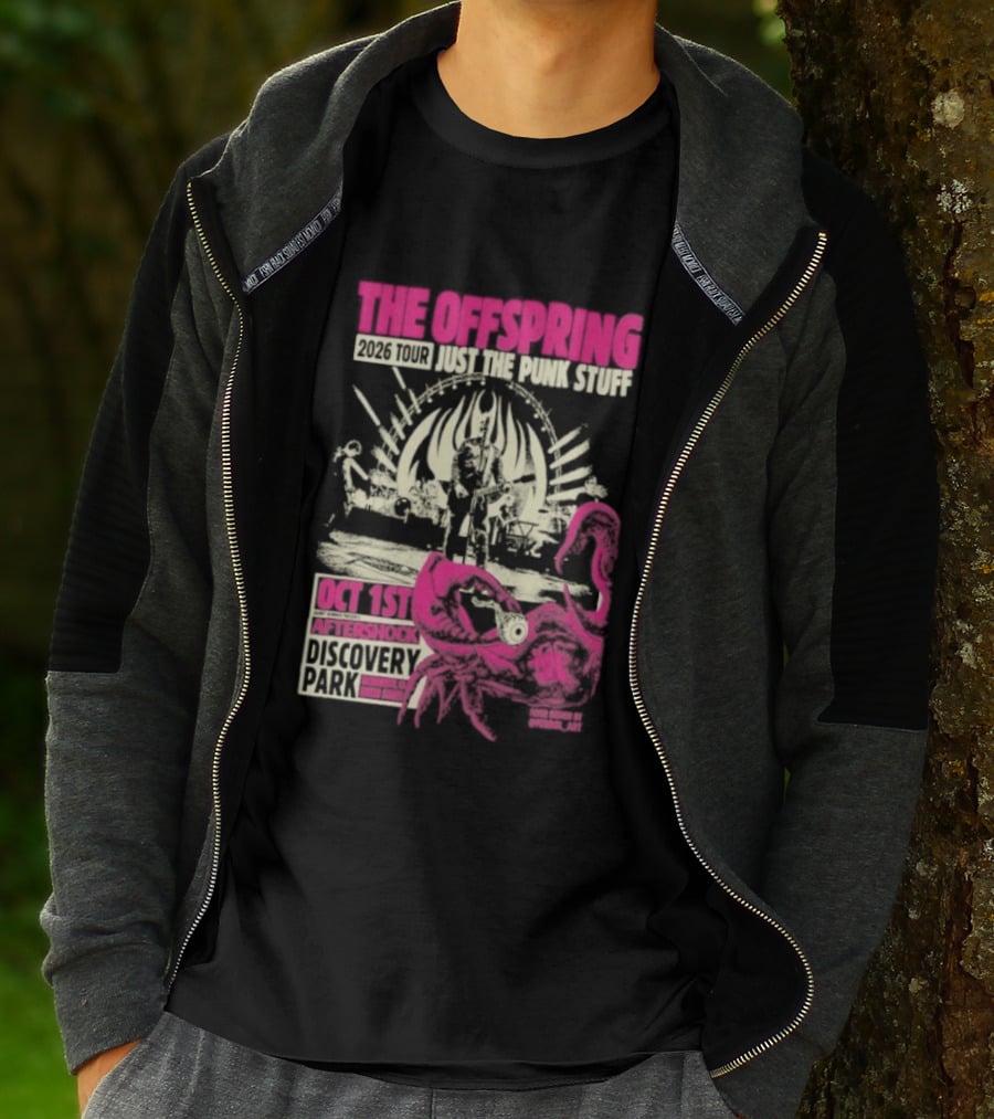The Offspring Just The Punk Stuff Aftershock Festival 2026 Discovery Park Sacramento Oct 1st T-Shirt