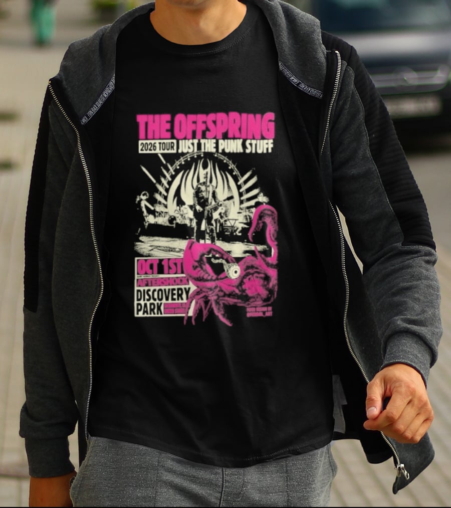 The Offspring Just The Punk Stuff Aftershock Festival 2026 Discovery Park Sacramento Oct 1st T-Shirt