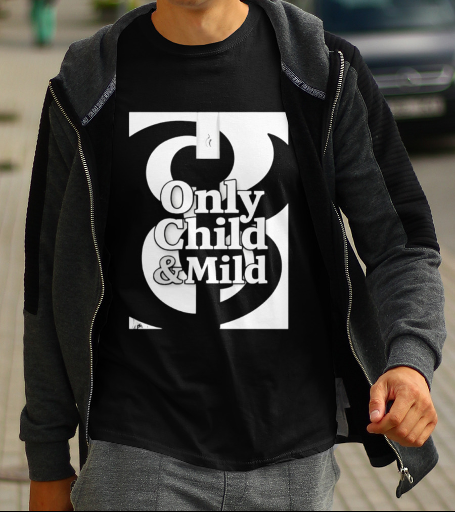 Only Child And Mild Cursive Ampersand T-Shirt