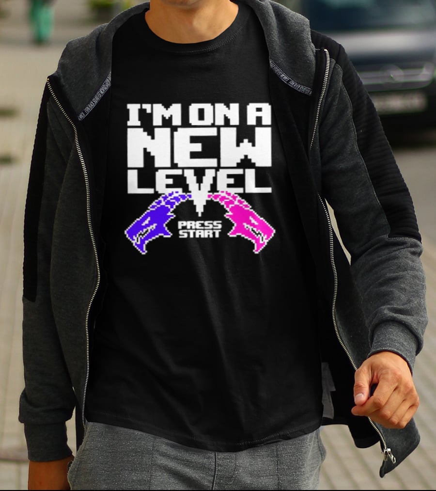I'm On A New Level Dragons Fight Stuff T-Shirt