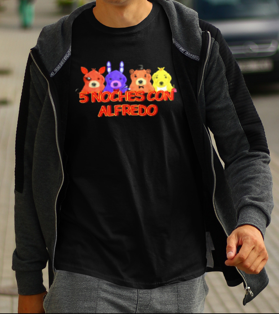 5 Noches Con Alfredo Five Nights At Freddy's Characters T-Shirt
