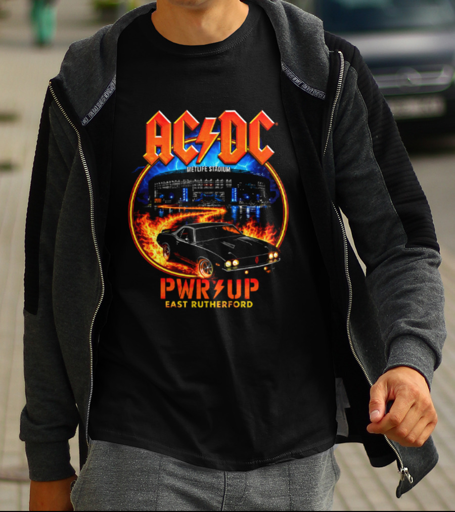 ACDC PWR UP Metlife Stadium East Rutherford 2026 Event September 25 T-Shirt
