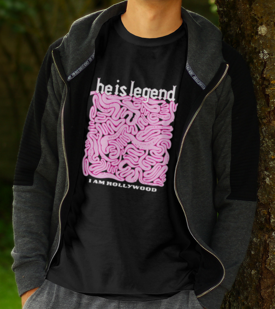 He Is Legend I Am Hollywood Los Angeles Streets Sunset Vine Melrose T-Shirt