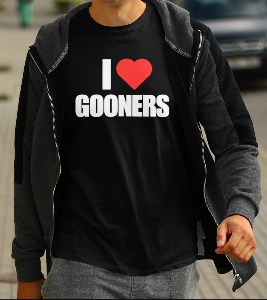 I Love Gooners Arsenal Fan Supporter T-Shirt